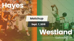 Matchup: Hayes  vs. Westland  2018