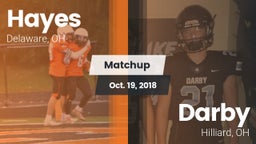 Matchup: Hayes  vs. Darby  2018