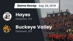 Recap: Hayes  vs. Buckeye Valley  2018