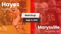 Matchup: Hayes  vs. Marysville  2019