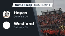 Recap: Hayes  vs. Westland  2019