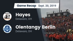 Recap: Hayes  vs. Olentangy Berlin  2019