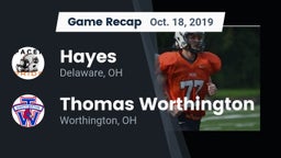 Recap: Hayes  vs. Thomas Worthington  2019