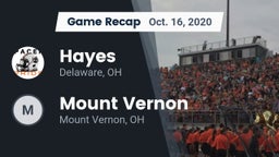 Recap: Hayes  vs. Mount Vernon  2020