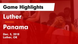 Luther  vs Panama  Game Highlights - Dec. 5, 2018