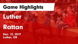 Luther  vs Rattan Game Highlights - Dec. 12, 2019