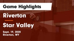 Riverton  vs Star Valley  Game Highlights - Sept. 19, 2020