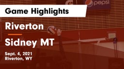 Riverton  vs Sidney MT Game Highlights - Sept. 4, 2021