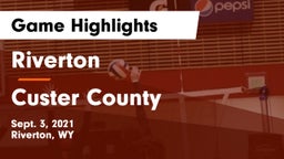 Riverton  vs Custer County  Game Highlights - Sept. 3, 2021
