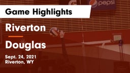 Riverton  vs Douglas  Game Highlights - Sept. 24, 2021