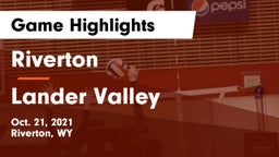 Riverton  vs Lander Valley  Game Highlights - Oct. 21, 2021