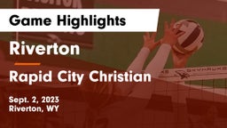 Riverton  vs Rapid City Christian  Game Highlights - Sept. 2, 2023