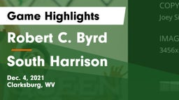 Robert C. Byrd  vs South Harrison  Game Highlights - Dec. 4, 2021
