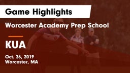 Worcester Academy Prep School vs KUA Game Highlights - Oct. 26, 2019