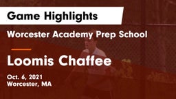 Worcester Academy Prep School vs Loomis Chaffee Game Highlights - Oct. 6, 2021