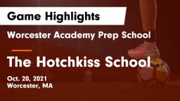 Worcester Academy Prep School vs The Hotchkiss School Game Highlights - Oct. 20, 2021