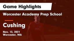 Worcester Academy Prep School vs Cushing Game Highlights - Nov. 13, 2021