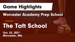 Worcester Academy Prep School vs The Taft School Game Highlights - Oct. 23, 2021