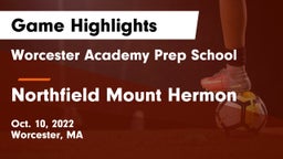 Worcester Academy Prep School vs Northfield Mount Hermon  Game Highlights - Oct. 10, 2022