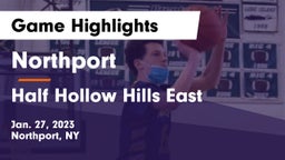 Northport  vs Half Hollow Hills East  Game Highlights - Jan. 27, 2023