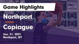 Northport  vs Copiague  Game Highlights - Jan. 31, 2023