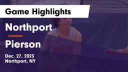 Northport  vs Pierson  Game Highlights - Dec. 27, 2023