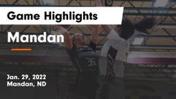 Mandan  Game Highlights - Jan. 29, 2022