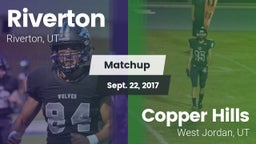 Matchup: Riverton  vs. Copper Hills  2017