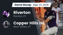 Recap: Riverton  vs. Copper Hills HS 2018
