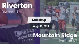 Matchup: Riverton  vs. Mountain Ridge  2019