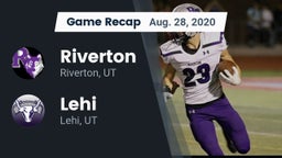 Recap: Riverton  vs. Lehi  2020
