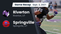 Recap: Riverton  vs. Springville  2021