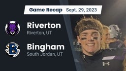 Recap: Riverton  vs. Bingham  2023