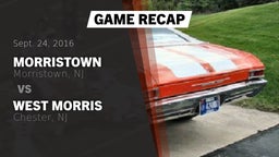Recap: Morristown  vs. West Morris  2016