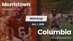 Matchup: Morristown High vs. Columbia  2016