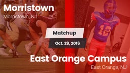 Matchup: Morristown High vs. East Orange Campus  2016