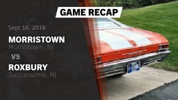 Recap: Morristown  vs. Roxbury  2016