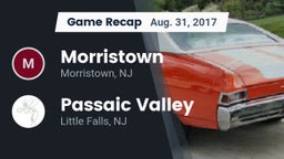 Recap: Morristown  vs. Passaic Valley  2017