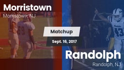 Matchup: Morristown High vs. Randolph  2017