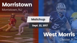 Matchup: Morristown High vs. West Morris  2017