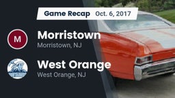 Recap: Morristown  vs. West Orange  2017