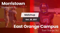 Matchup: Morristown High vs. East Orange Campus  2017
