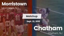 Matchup: Morristown High vs. Chatham  2018