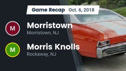 Recap: Morristown  vs. Morris Knolls  2018