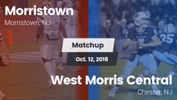 Matchup: Morristown High vs. West Morris Central  2018