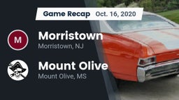 Recap: Morristown  vs. Mount Olive  2020