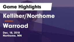 Kelliher/Northome  vs Warroad  Game Highlights - Dec. 18, 2018