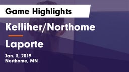 Kelliher/Northome  vs Laporte Game Highlights - Jan. 3, 2019