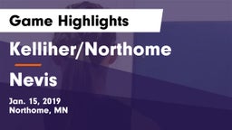 Kelliher/Northome  vs Nevis  Game Highlights - Jan. 15, 2019