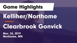 Kelliher/Northome  vs Clearbrook Gonvick  Game Highlights - Nov. 26, 2019